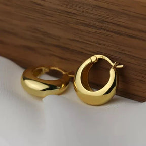 Brinco Feminino Argola Dourada Lux