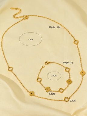 Colar Banhado a Ouro Feminino