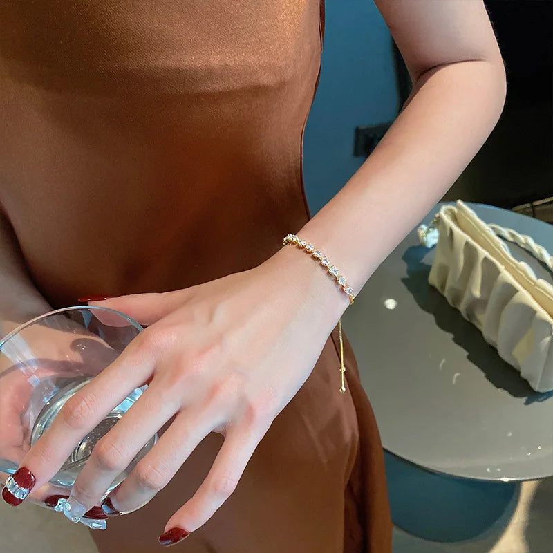 Pulseira Feminina Ouro Delmare