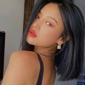 Brinco de Perola Quadrado