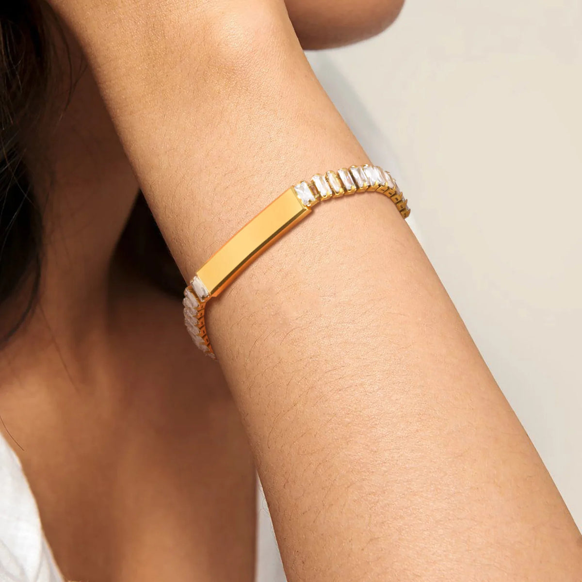 Moda jóias bling cz pedra charme pulseiras para mulheres meninas, delicado brilhante corrente pulseira link presentes de festa para ela
