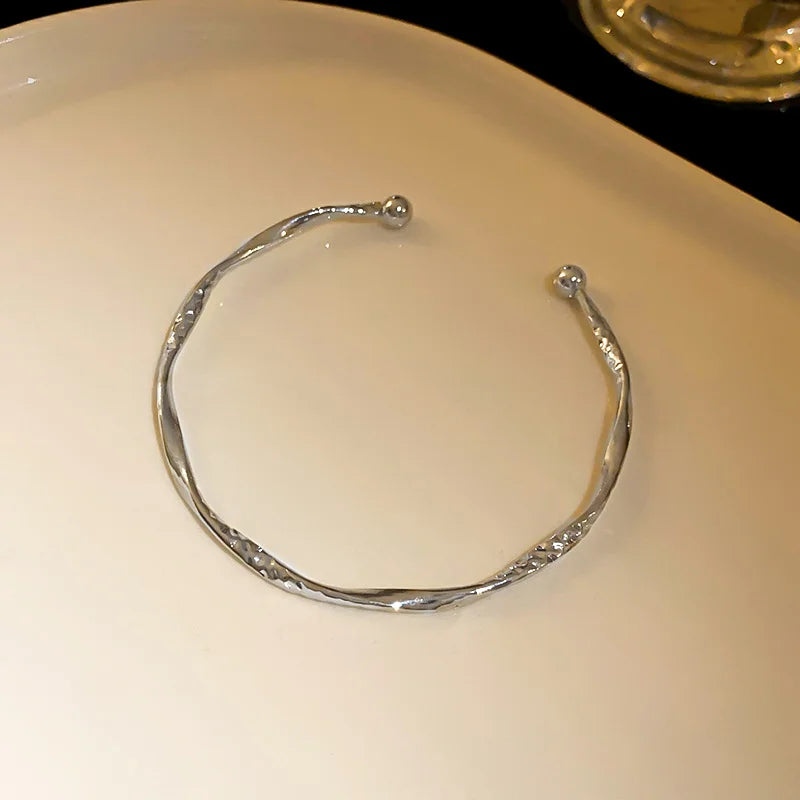 Aço inoxidável cor de ouro bambu conjunta pulseiras 2023 tendência pulseira para mulheres masculino festa romântica presente moda jóias