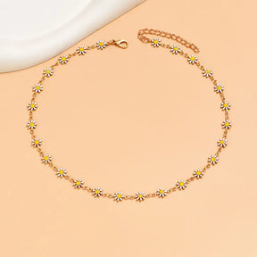 Colar Girassol Summer Ouro 18K