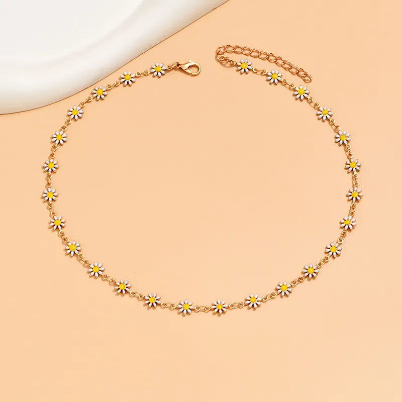 Colar Girassol Summer Ouro 18K