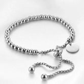 316l aço inoxidável zircão contas coração concha pulseira moda feminina tendência alta jóias acessórios sab785