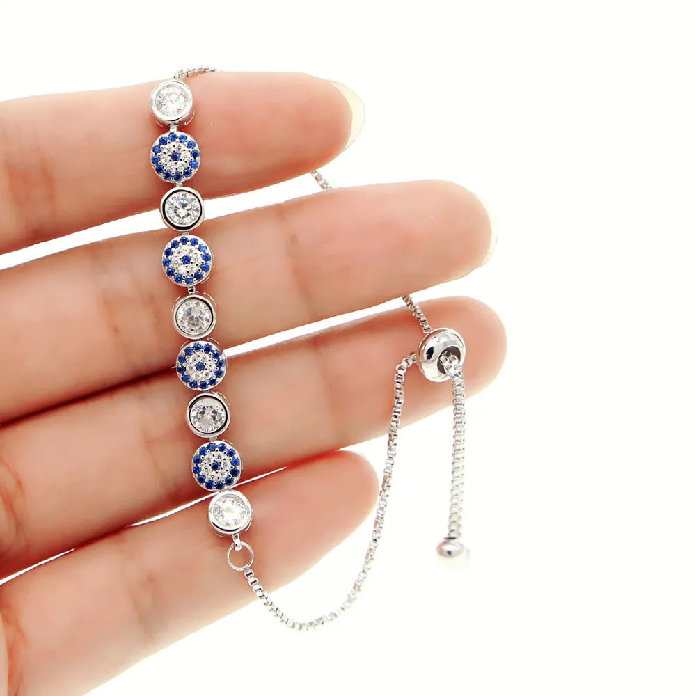 Pulseira de Ouro Feminina Olho Grego