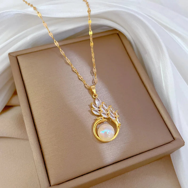 Colar Sereia com Zircônia 18K
