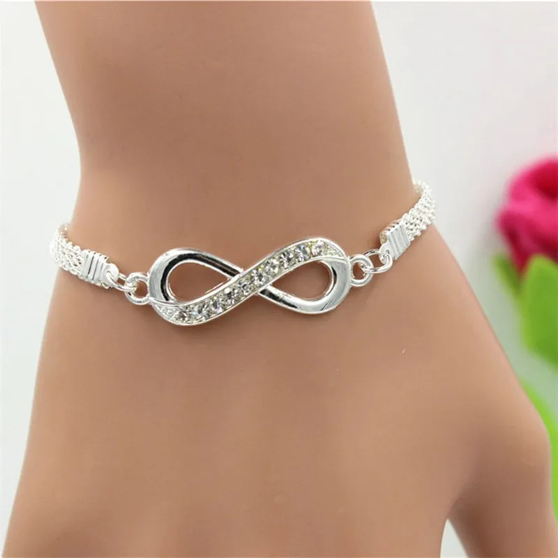 Pulseira Feminina de Prata Donatelli