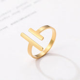 Anel Feminino Ajustável Minimalista Delicado