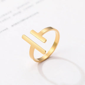 Anel Feminino Ajustável Minimalista Delicado