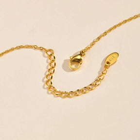 Colar com pingente de cereja de zircônia lateral, gargantilha de corrente fina de aço inoxidável, joias femininas banhadas a ouro