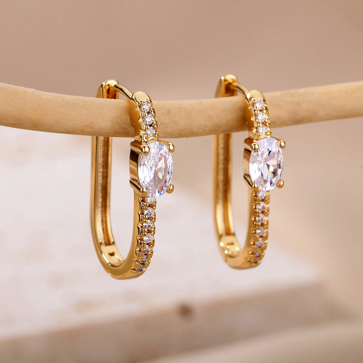 Brinco redondo minimalista de zircônia para mulheres, brinco irregular de aço inoxidável, moda festa de casamento, joias para presente, bijuterias femininas 2022