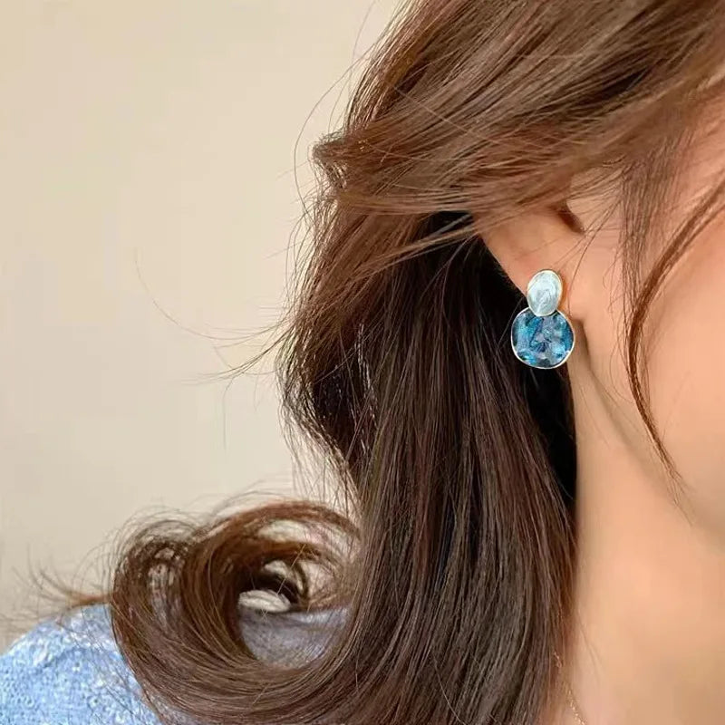 Brinco Feminino Duplo Circular Luxy