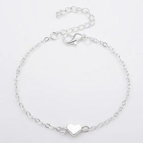 Pulseira Feminina Ouro Coração