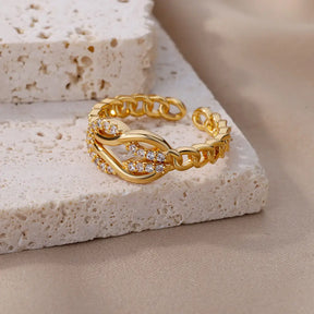 Anel Feminino Infinito Delicado