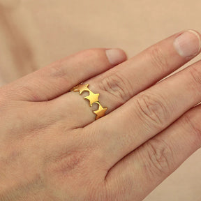 Anel Feminino Ajustável Star