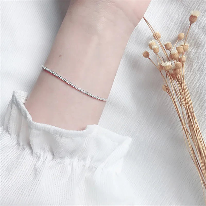 Pulseira Feminina de Prata Manuela