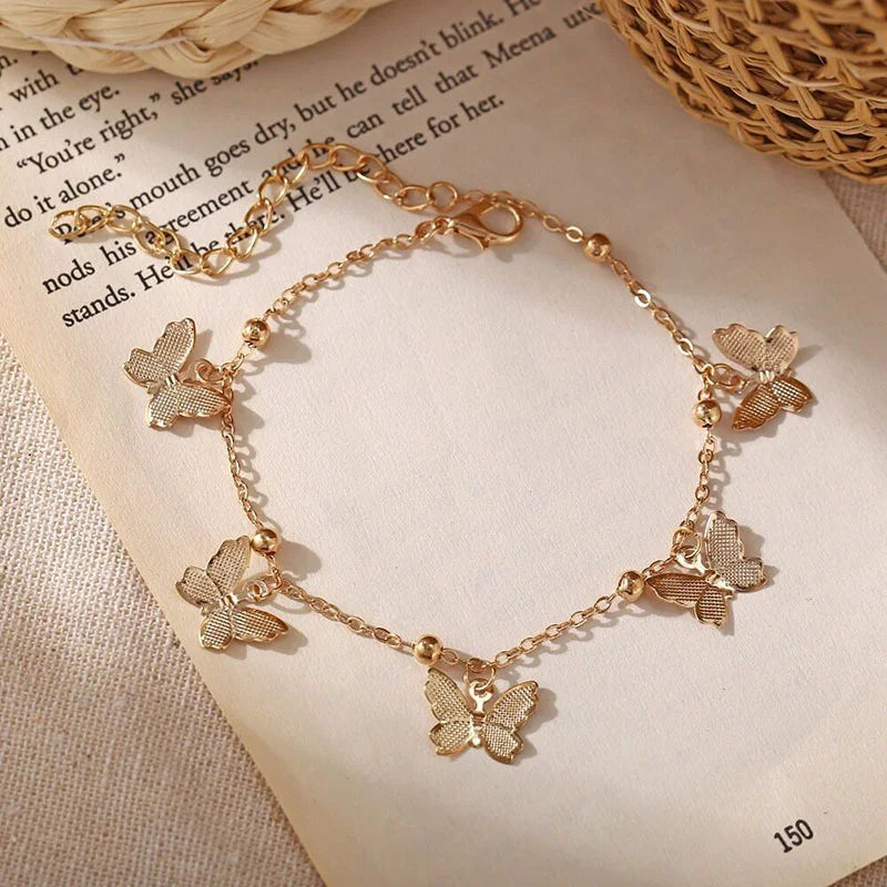 Pulseira Feminina Banhada a Ouro