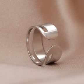 Anel Feminino Ajustável Flores Delicadas