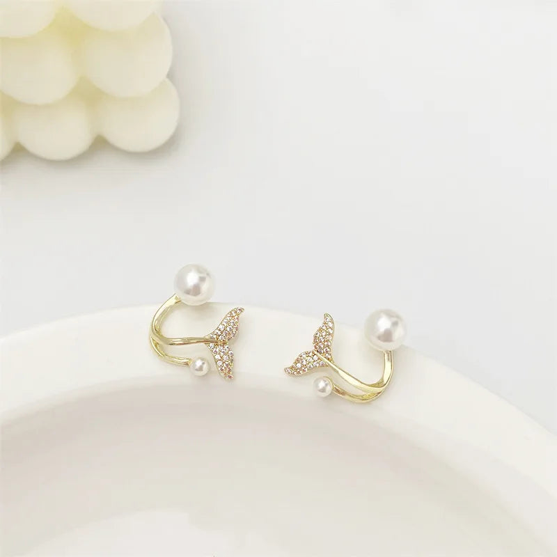 Brinco de Perola Sea Perolado em Ouro 18K