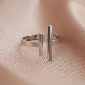 Anel Feminino Ajustável Flores Delicadas