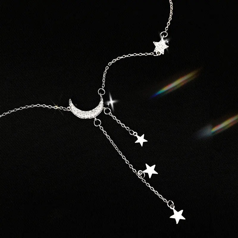 Colare Feminino Lua Estrelada