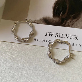 Brinco Feminino Argola Prata Life