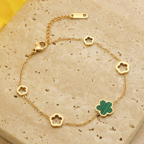 Pulseira de Ouro Feminina Lafleur