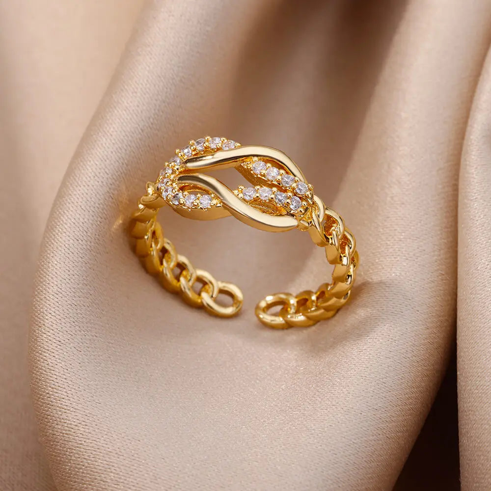 Anel Feminino Infinito Delicado