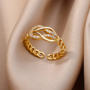 Anel Feminino Infinito Delicado