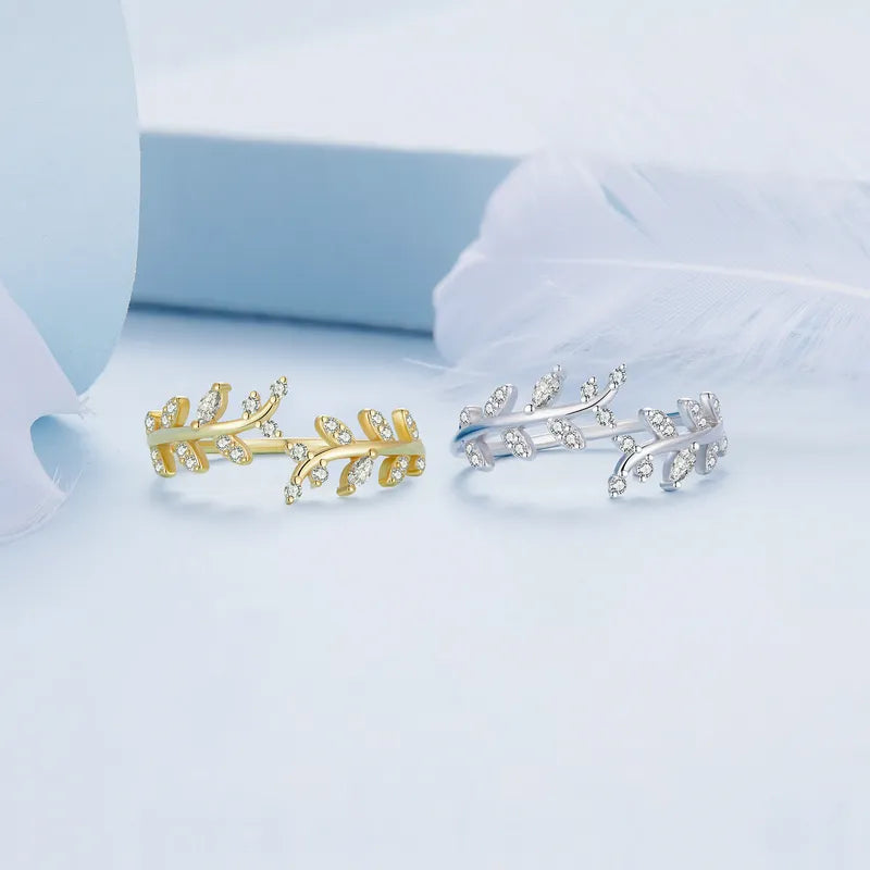 Anel Feminino Grécia Ajustável Cravejado com Zircônia