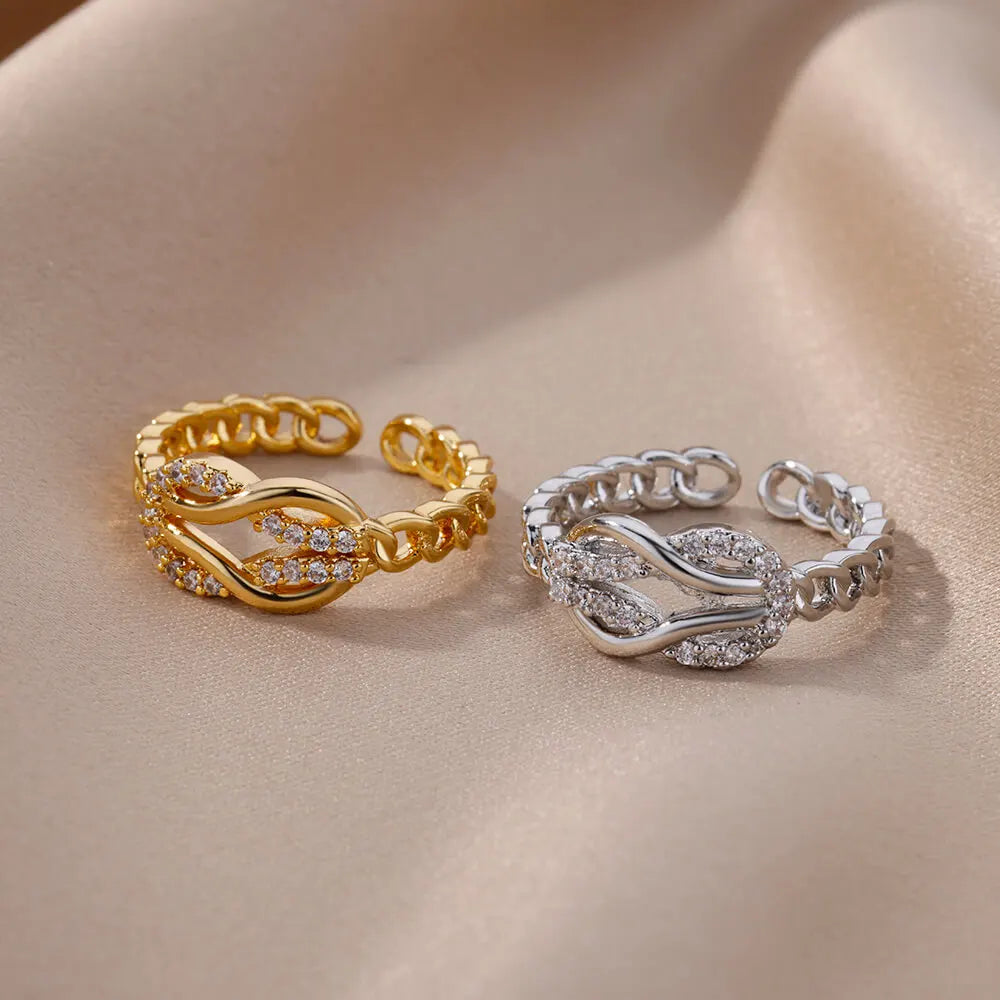 Anel Feminino Infinito Delicado