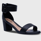 Sandália Feminina JulieSalto Médio Confortável