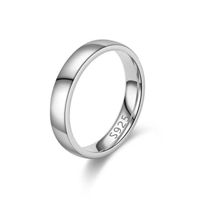 Anel banhado a ouro cor moda feminina simples casal anel de casamento joia de noivado presente