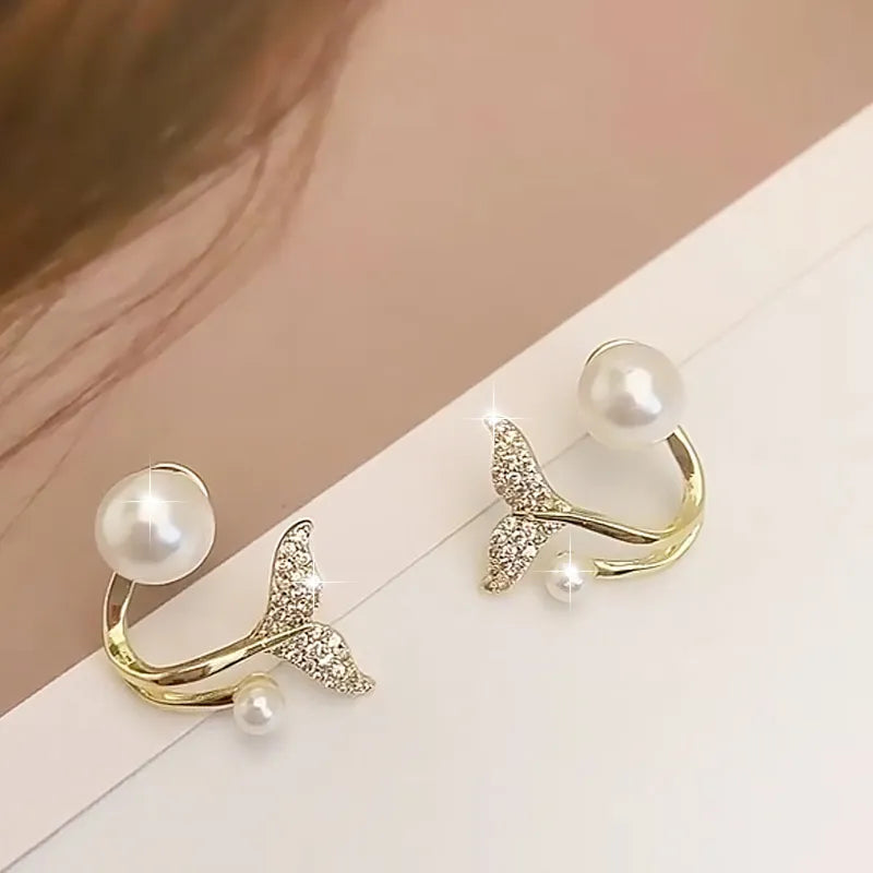 Brinco de Perola Sea Perolado em Ouro 18K