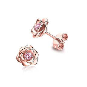 Huitan eternidade amor brincos orelha parafuso prisioneiro piercing cor prata/ouro moda coração brincos para mulheres chiques jóias de casamento