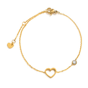 Feminino minimalismo corrente fina cruz lua crescente estrela pulseira, aço inoxidável feminino ligação ajustável empilhado em camadas