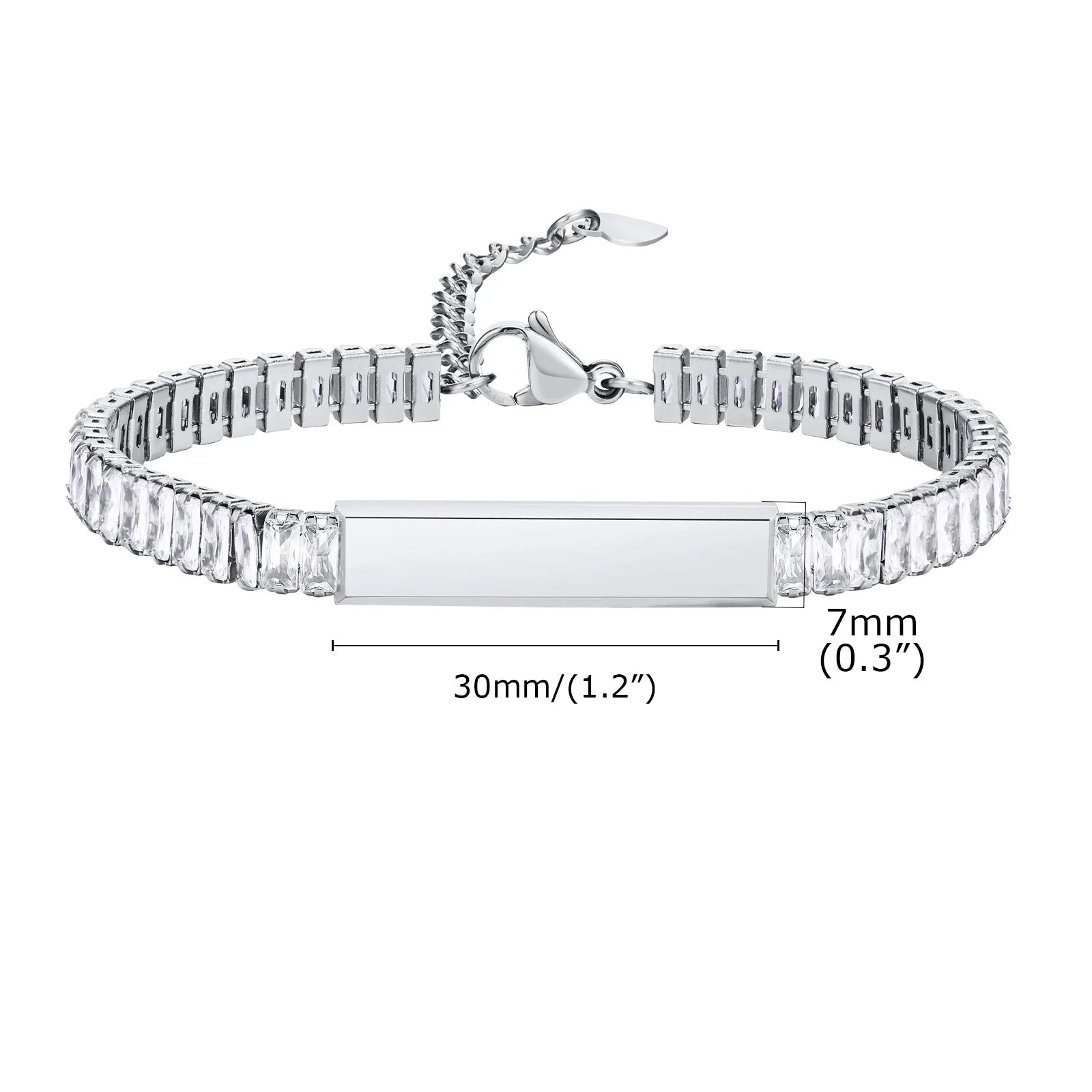 Moda jóias bling cz pedra charme pulseiras para mulheres meninas, delicado brilhante corrente pulseira link presentes de festa para ela