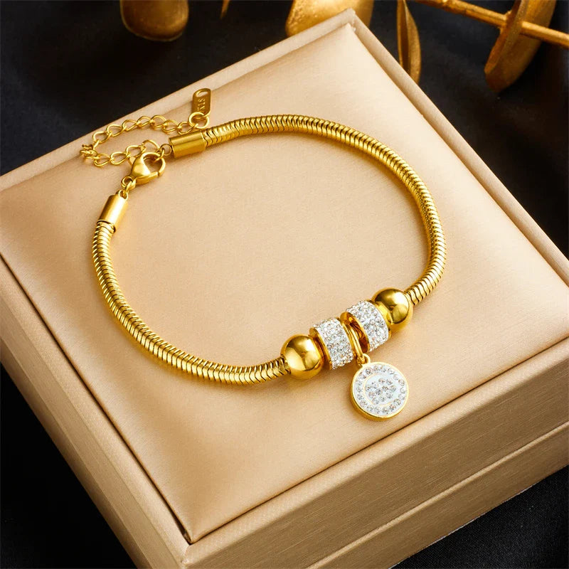 Pulseira de Ouro Feminina Vittori