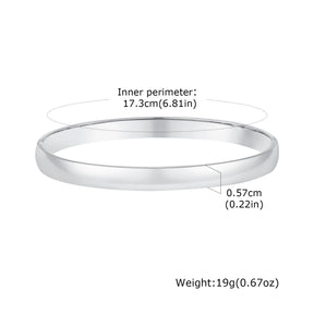 Mulheres anti alergia pulseiras de punho de aço inoxidável pulseira, pulseira na moda jóias empilhamento pulseira aberta para meninas mãe esposa