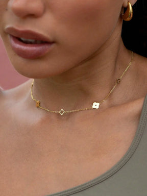 Colar Banhado a Ouro Feminino